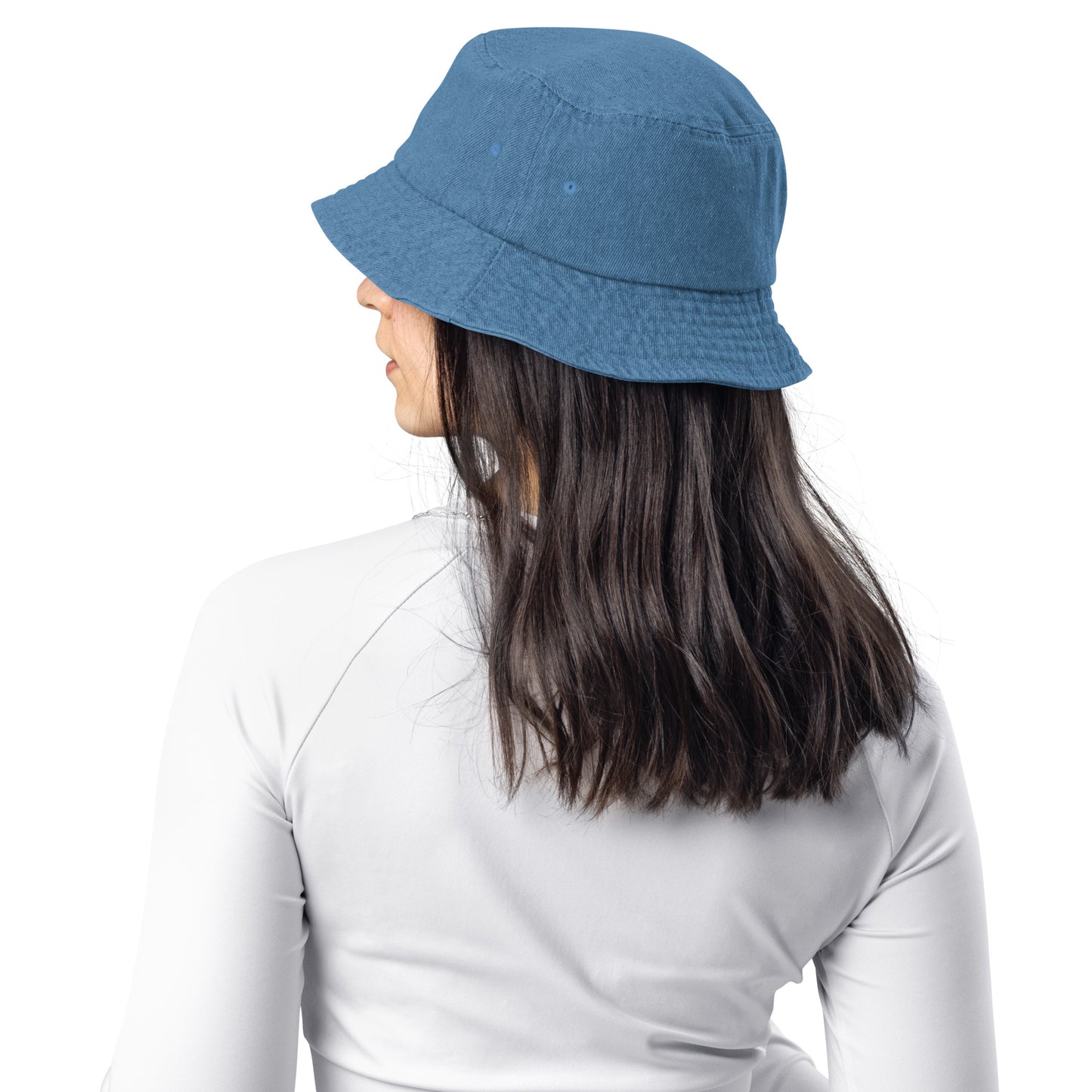 Women Denim Bucket Hat One Size Fits Most