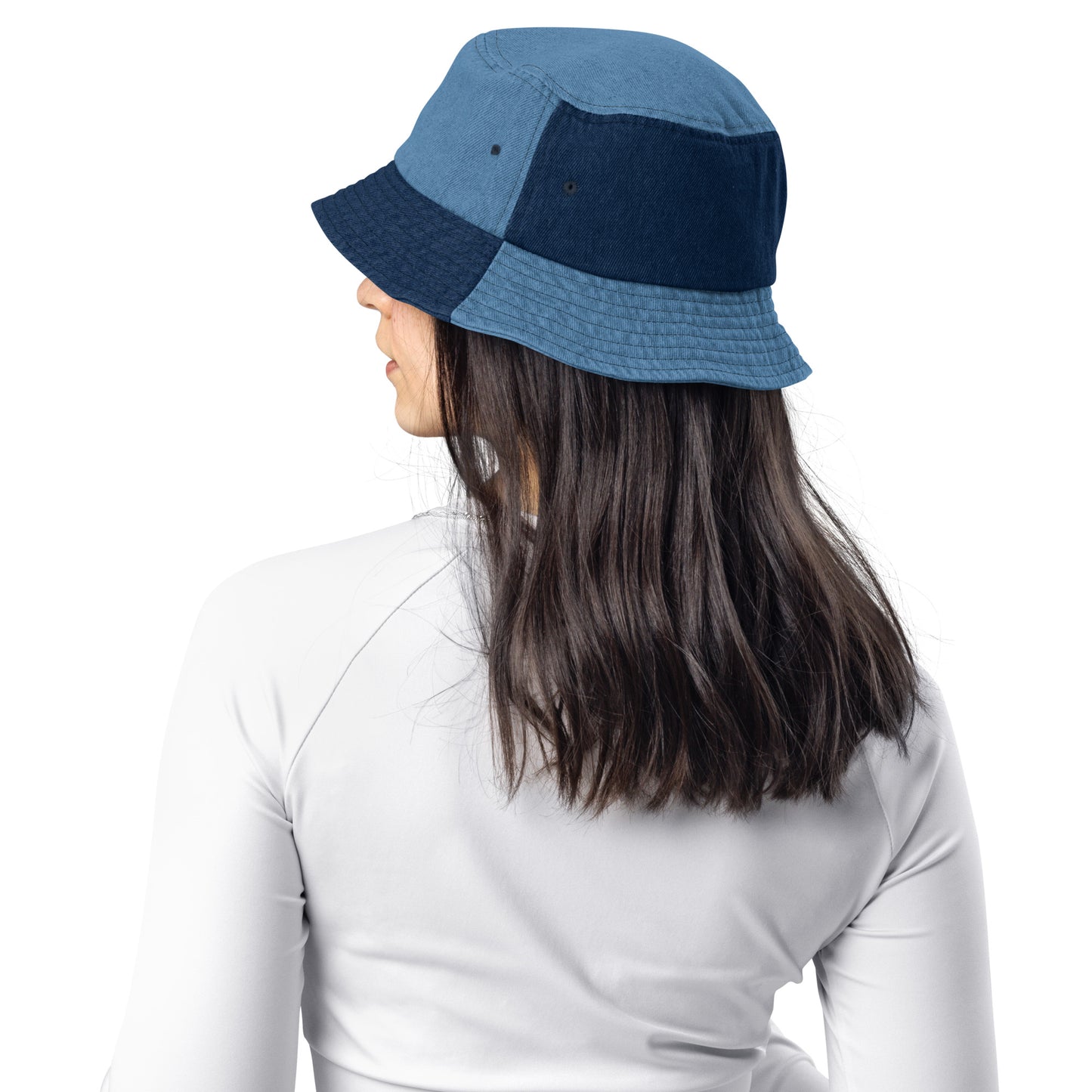 Women Denim Bucket Hat One Size Fits Most