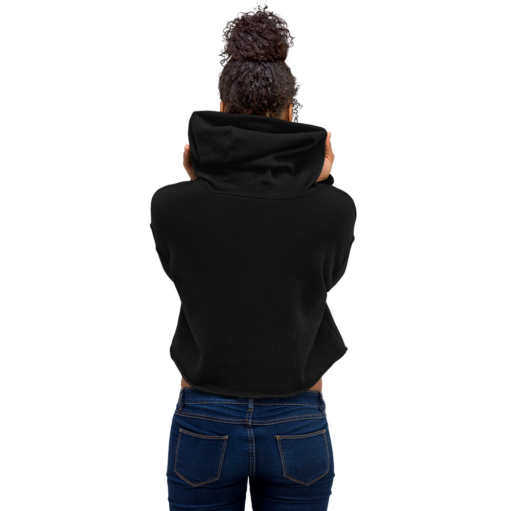 Fleece Cropped Hoodie for Women