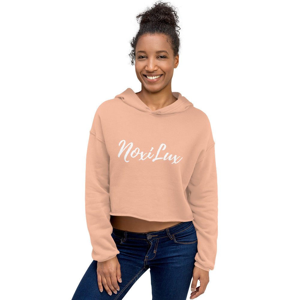Fleece Cropped Hoodie for Women