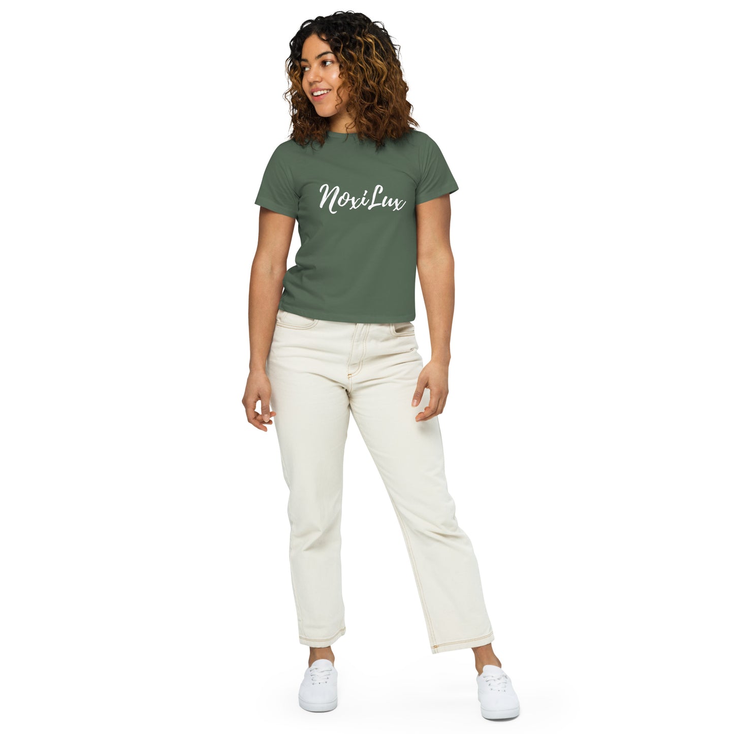 Women High Waisted  Everyday Shirt