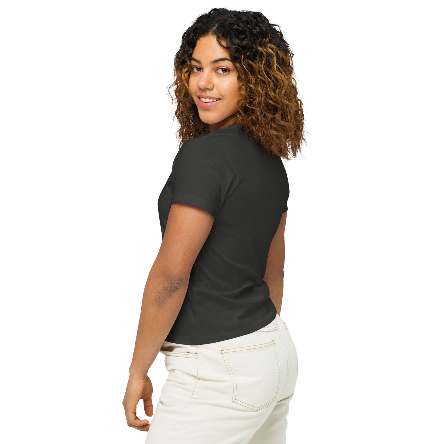 Women High Waisted  Everyday Shirt